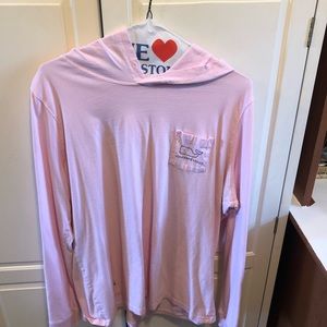 Vineyard vines hooded long sleeve tshirt
